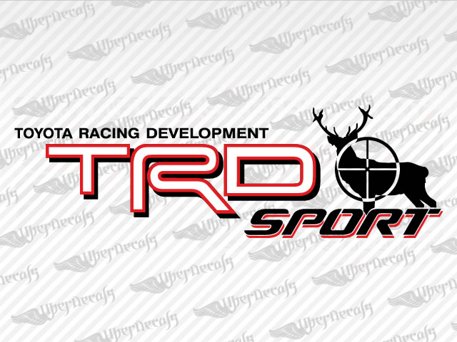 trd sport decals stickers toyota tacoma #3