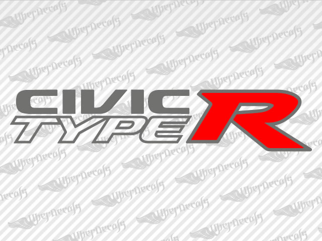Honda Civic Type R Decal Stickers