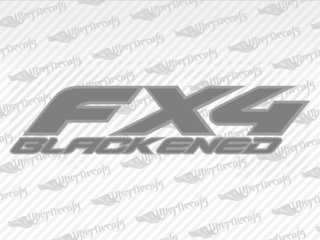FX4 BLACKENED Decals | Ford Truck and Car Decals | Vinyl Decals