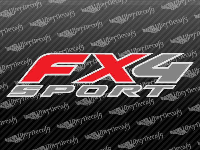 FX4 SPORT Decals | Ford Truck and Car Decals | Vinyl Decals