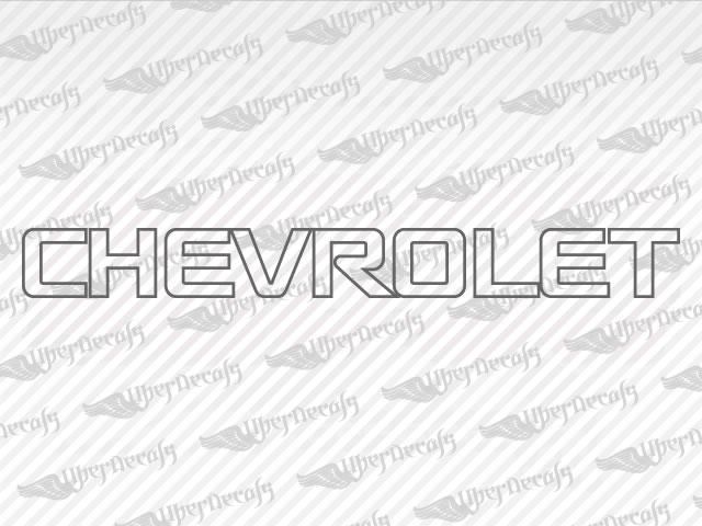 CHEVROLET Logo Decal | Chevy Truck and Car Decals | Vinyl Decals