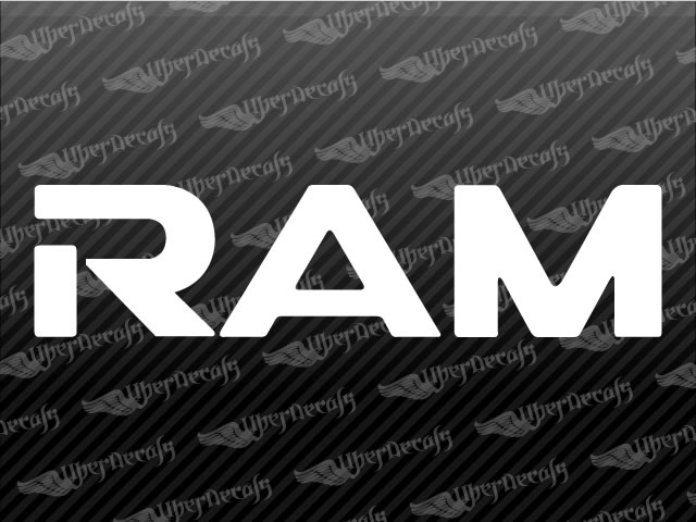 Dodge RAM Logo Decal stickers