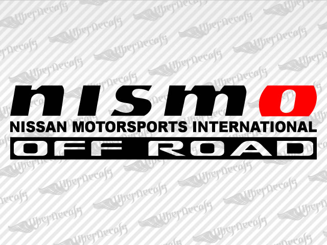 NISMO OFF ROAD Decals | Nissan Truck and Car Decals | Vinyl Decals