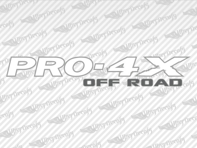 PRO-4X OFF ROAD Decals WHDGSI | Nissan Truck and Car Decals | Vinyl Decals