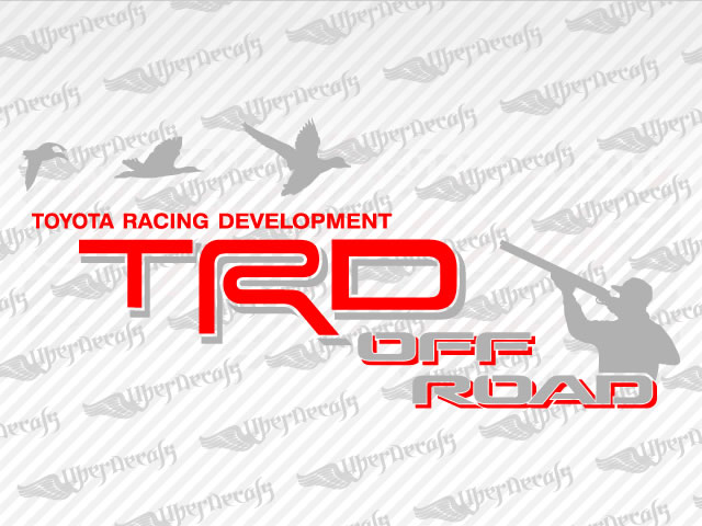 TRD OFF ROAD Duck Hunter Decals | Toyota Truck and Car Decals | Vinyl Decals