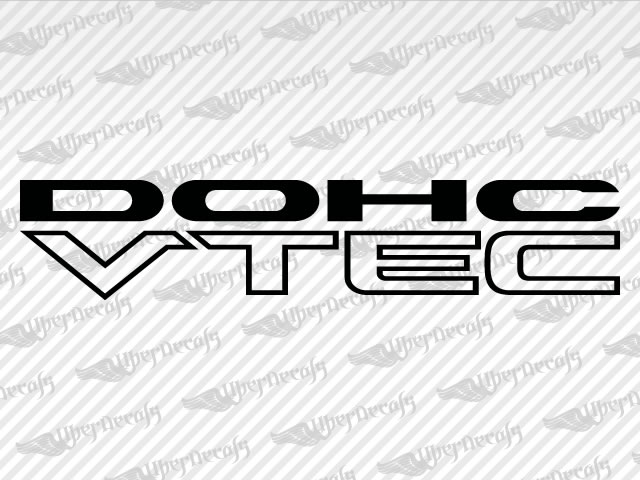 Honda i-vtec dohc sticker #6