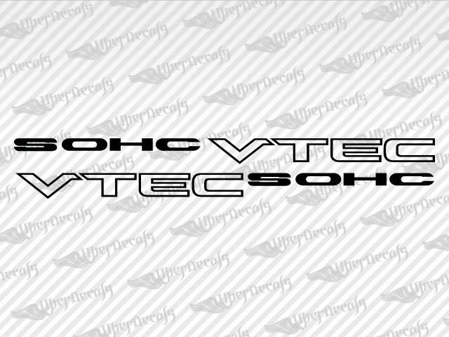 VTEC SOHC Decals | Honda Truck and Car Decals | Vinyl Decals
