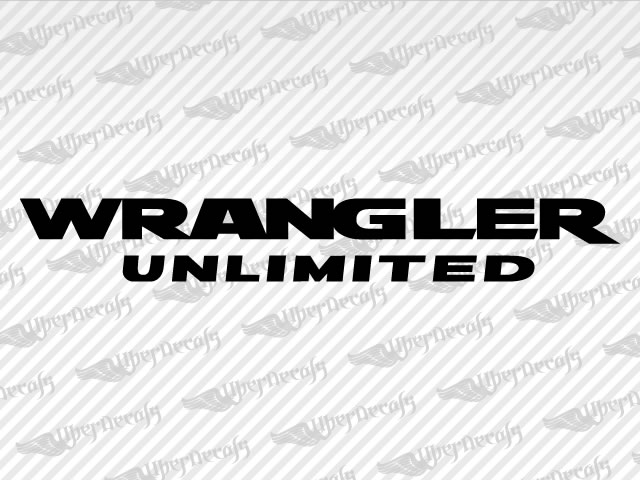 Jeep wrangler unlimited stickers #5