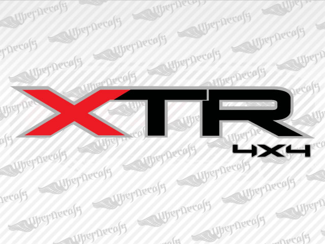 XTR 4X4 Decals | Ford Truck and Car Decals | Vinyl Decals