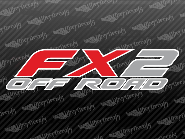 FX2 OFF ROAD Decals | Ford Truck and Car Decals | Vinyl Decals