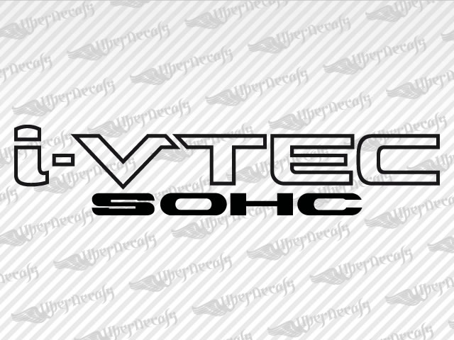 i-VTEC SOHC Decals | Honda Truck and Car Decals | Vinyl Decals