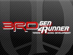 3RD GEN 4RUNNER Decal | Toyota Truck and Car Decals | Red & White
