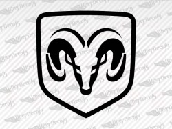 DODGE RAM Logo Decals | Dodge Truck and Car Decals | Vinyl Decals