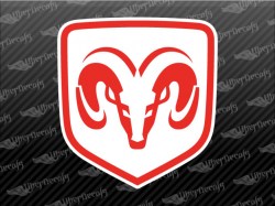 DODGE RAM Logo Decals | Dodge Truck and Car Decals | Vinyl Decals