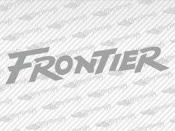 FRONTIER Decal Cloud gray | Nissan Truck and Car Decals | Vinyl Decals