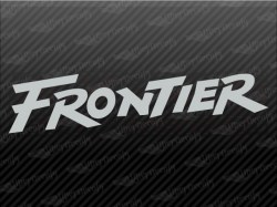 FRONTIER Decal Light gray | Nissan Truck and Car Decals | Vinyl Decals