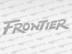 FRONTIER Decal Silver | Nissan Truck and Car Decals | Vinyl Decals