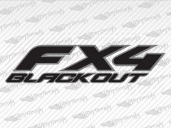 FX4 BLACKOUT Decals | Ford Truck and Car Decals | Vinyl Decals