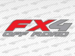 FX4 OFF ROAD Decals | Ford Truck and Car Decals | Vinyl Decals