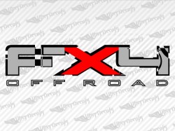 FX4 OFF ROAD Decals | Ford Truck and Car Decals | Vinyl Decals