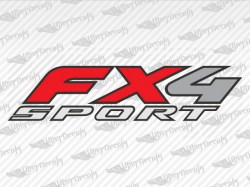 FX4 SPORT Decals | Ford Truck and Car Decals | Vinyl Decals