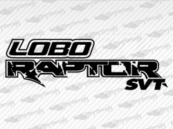 LOBO RAPTOR SVT Decals | Ford Truck and Car Decals | Vinyl Decals