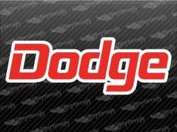 DODGE Logo Decals | Dodge Truck and Car Decals | Vinyl Decals