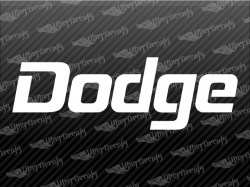 DODGE Logo Decals | Dodge Truck and Car Decals | Vinyl Decals