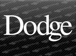 DODGE Logo Decals | Dodge Truck and Car Decals | Vinyl Decals