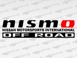 NISMO OFF ROAD Decals | Nissan Truck and Car Decals | Vinyl Decals