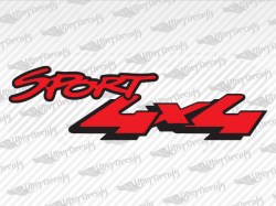 SPORT 4X4 Decals | Ford Truck and Car Decals | Vinyl Decals