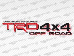 TRD 4X4 OFF ROAD Decals | Toyota Truck and Car Decals | Vinyl Decals