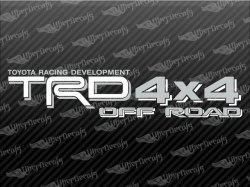 TRD 4X4 OFF ROAD Decals | Toyota Truck and Car Decals | Vinyl Decals