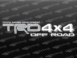 TRD 4X4 OFF ROAD Decals | Toyota Truck and Car Decals | Vinyl Decals