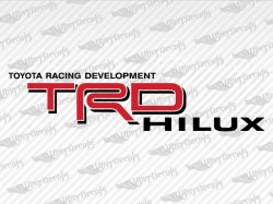 TRD HILUX Decals | Toyota Truck and Car Decals | Vinyl Decals