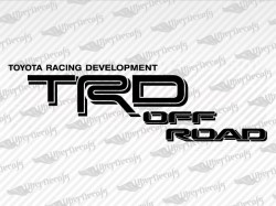 TRD OFF ROAD Decals | Toyota Truck and Car Decals | Vinyl Decals