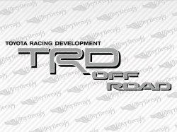 TRD OFF ROAD Decals | Toyota Truck and Car Decals | Vinyl Decals