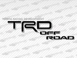 TRD OFF ROAD Decals | Toyota Truck and Car Decals | Vinyl Decals