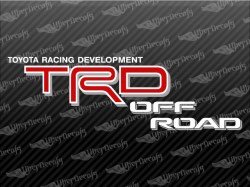 TRD OFF ROAD Decals | Toyota Truck and Car Decals | Vinyl Decals