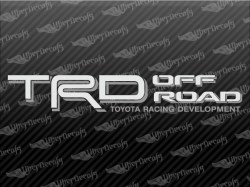 TRD OFF ROAD Decals | Toyota Truck and Car Decals | Vinyl Decals