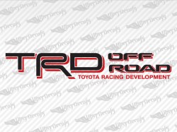 TRD OFF ROAD Decals | Toyota Truck and Car Decals | Vinyl Decals