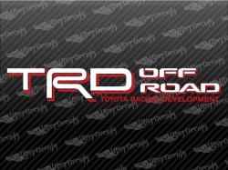 TRD OFF ROAD Decals | Toyota Truck and Car Decals | Vinyl Decals