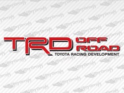 TRD OFF ROAD Decals | Toyota Truck and Car Decals | Vinyl Decals