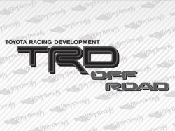 TRD OFF ROAD Decals | Toyota Truck and Car Decals | Vinyl Decals