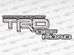 TRD OFF ROAD Decals | Toyota Truck and Car Decals | Vinyl Decals