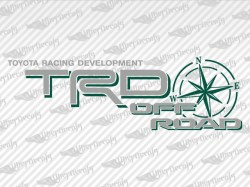 TRD OFF ROAD Compass Decals | Toyota Truck and Car Decals | Vinyl Decals