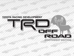 TRD OFF ROAD NORTHWEST EDITION Decals | Toyota Truck and Car Decals | Vinyl Decals