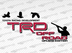 Toyota TRD OFF ROAD UPLAND EDITION QUAIL Decal REBK | Toyota Truck and Car Decals | Vinyl Decals