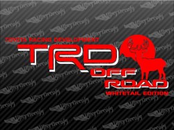 TRD OFF ROAD WHITETAIL EDITION Decals | Toyota Truck and Car Decals | Vinyl Decals