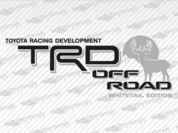 TRD OFF ROAD WHITETAIL EDITION Decals | Toyota Truck and Car Decals | Vinyl Decals